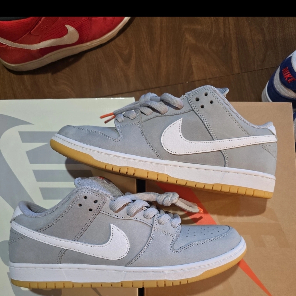 Nike SB Dunk Low Pro Orange Label Wolf Grey